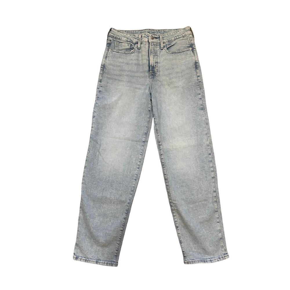 Old Navy OG Loose High Rise Straight Jeans Light Wash Size 8